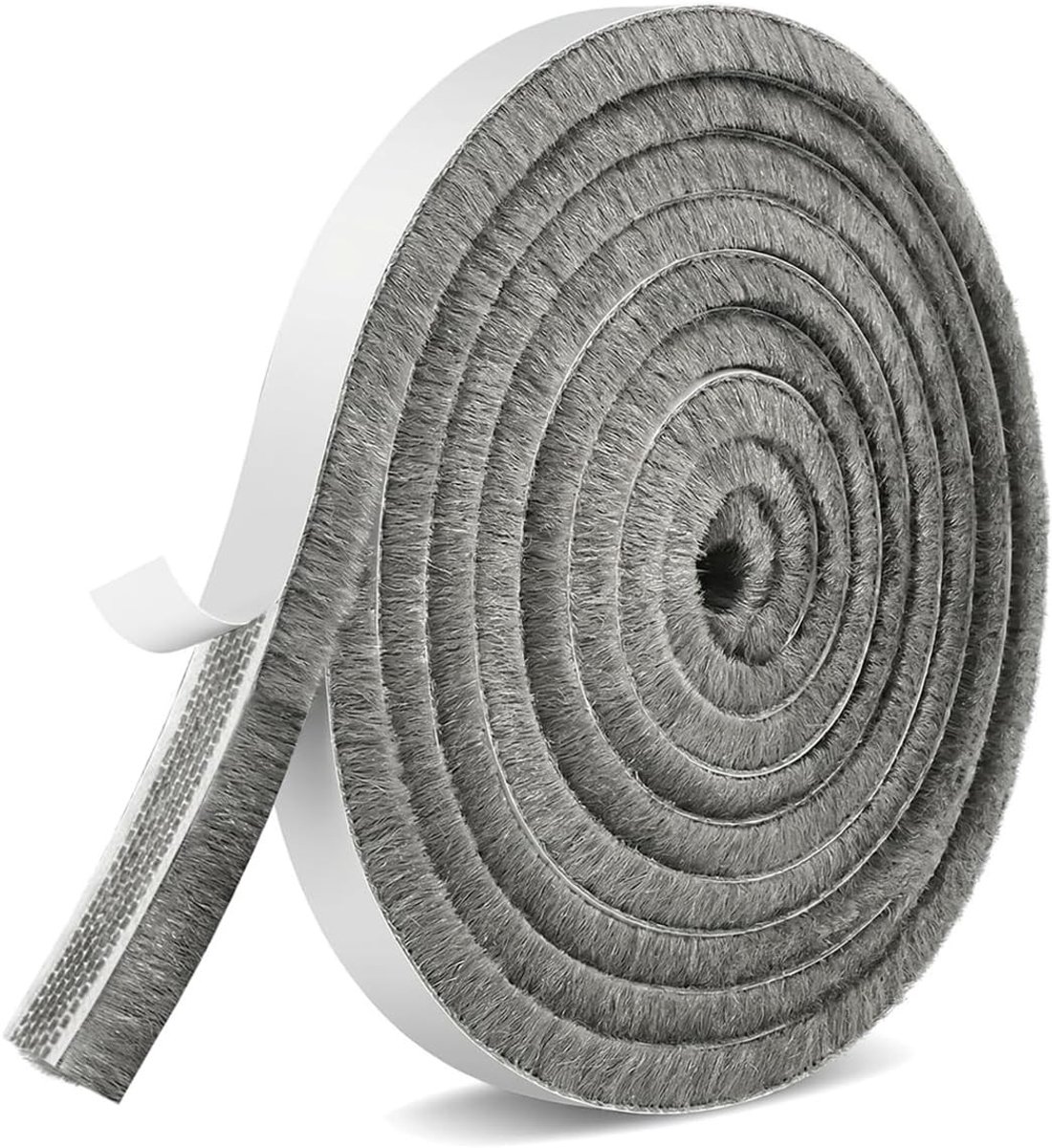 Zelfklevende Borstelafdichting van 10 Meter, 9mm Breed en 9mm Diep voor Deuren en Ramen, Geluidsisolatie en Energiebesparing