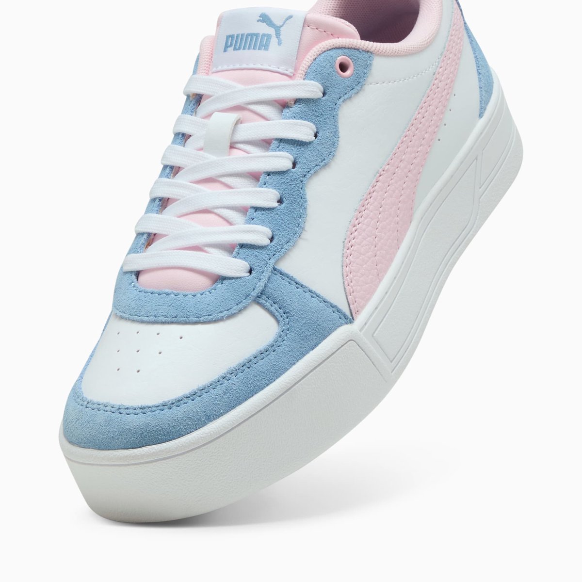 PUMA Skye SD – /Lichtblauw/ Skye Lifestyle Dames Sneakers voor Vrouwen Wit