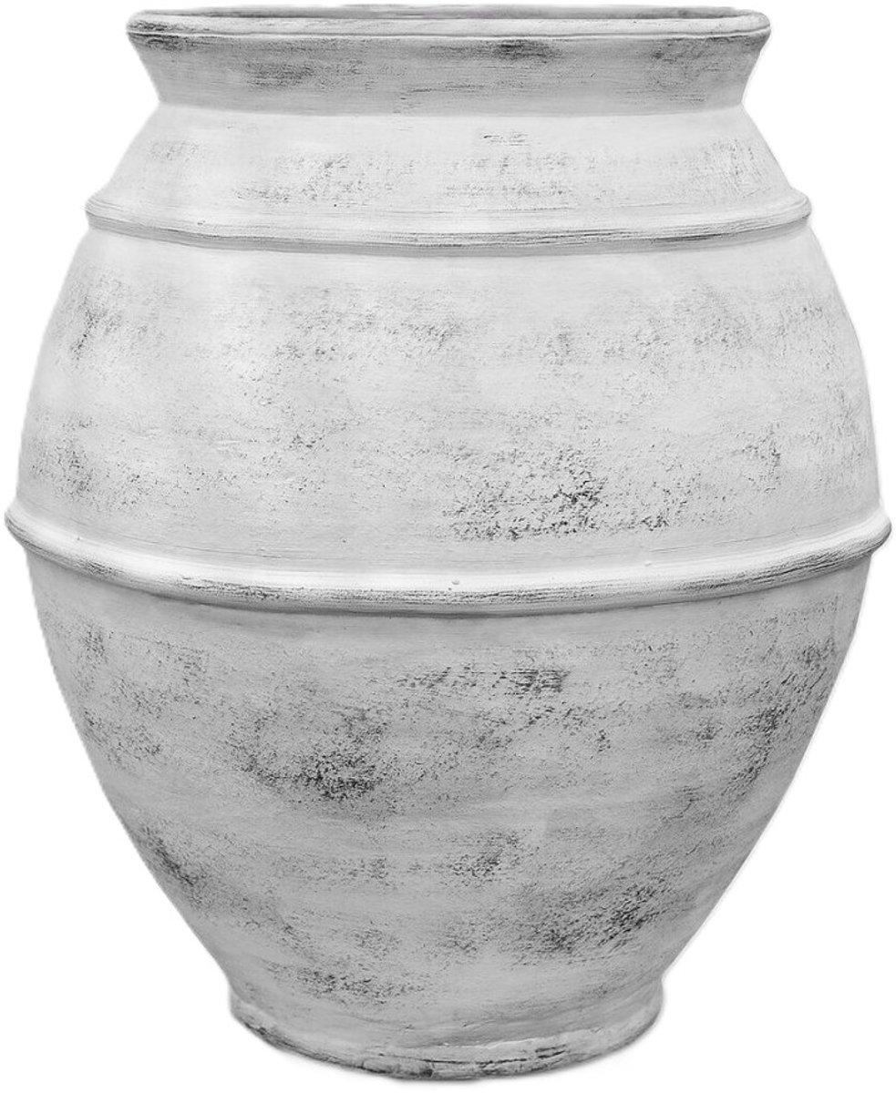 EDG - Bloempot - Keramiek - grijs - D56 x H67 cm - Opening 34 cm