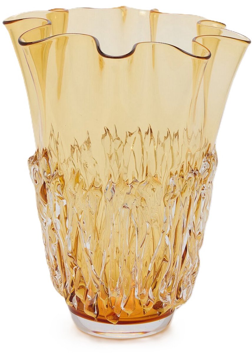 EDG - Vaas- Glas - geel - D30 x H38 cm