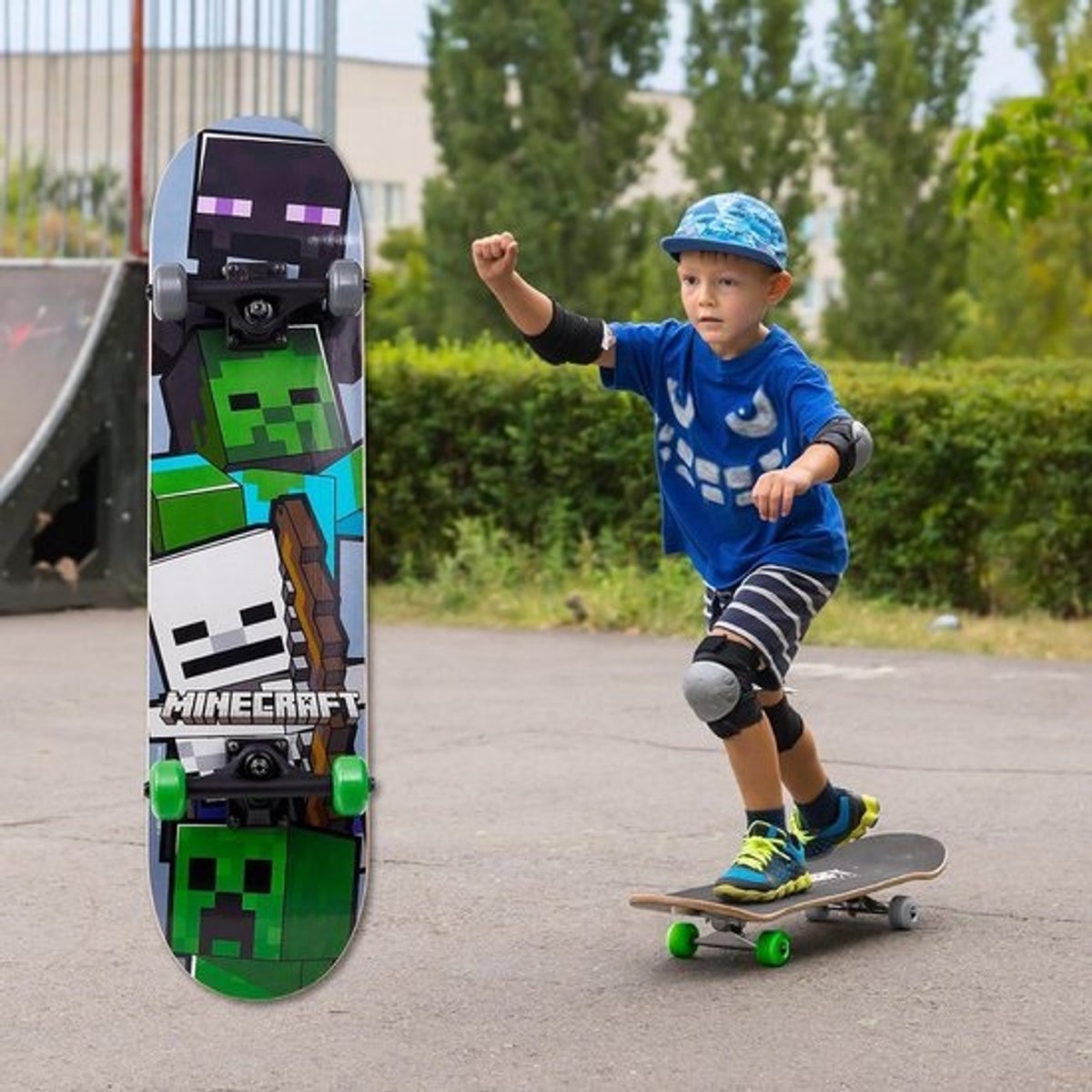 787 cm skateboard 9-laags esdoorn deck voor cruisen, carven, trucs en downhill