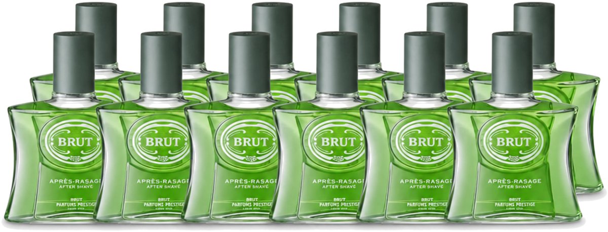 12 x Brut for Men – Aftershave Lotion – 100 ml - Voordeelverpakking - 12 stuks