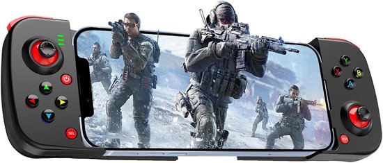 Draadloze controller voor iPhone16,15,14,13,12/Android/PC/Appl Arcade MFi-games, streaming op PS4/Xbox/pc-console, Cloud Gaming Gamepad Joystick, Emulator, Call of Duty, Fortnite en meer