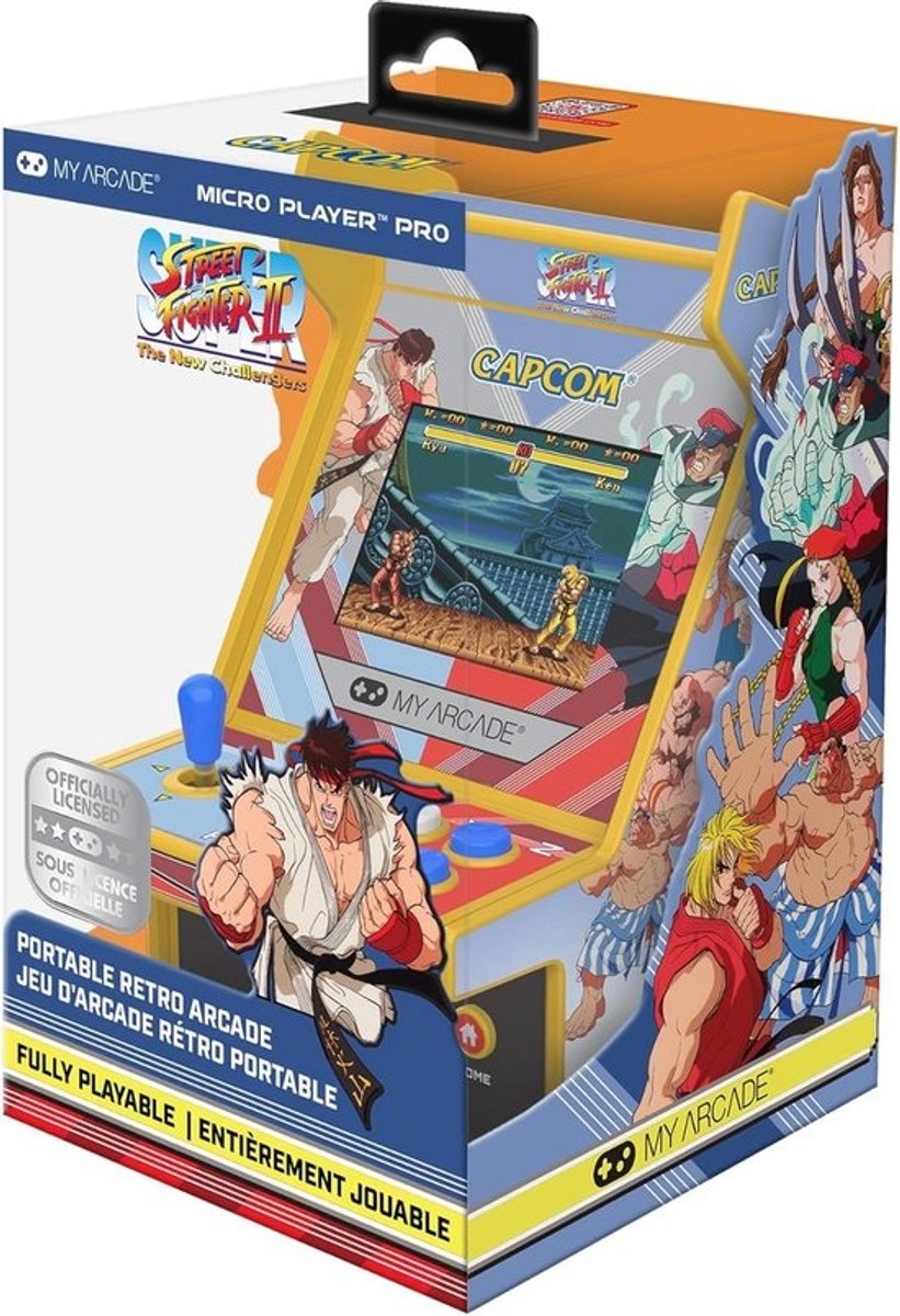 Draagbare Retro Gaming Console met 6,7 inch Scherm - Klassiek Vechtspel