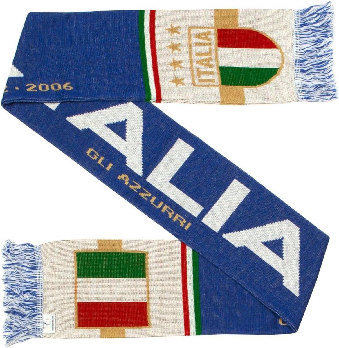 Italië Italia Soccer Gebreide Sjaal