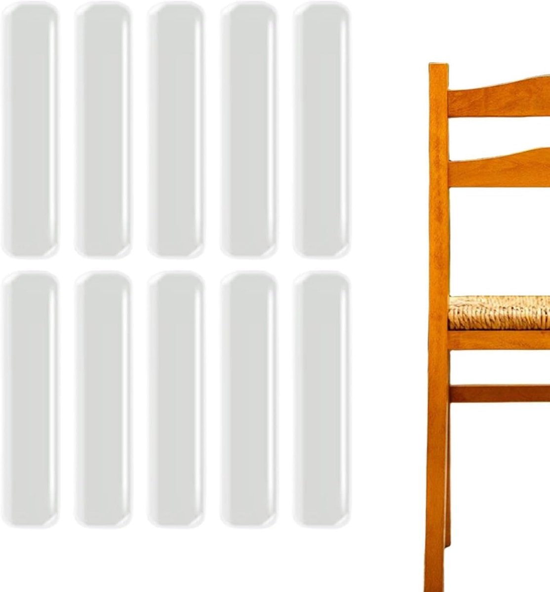 10 stuks hoekbescherming bumperstrip - transparante zelfklevende pads voor meubels | Hoekbescherming tegen botsingen voor kleine kinderen voor tafelhoeken, thuis, keukenkasten, deuren, zekeringen en
