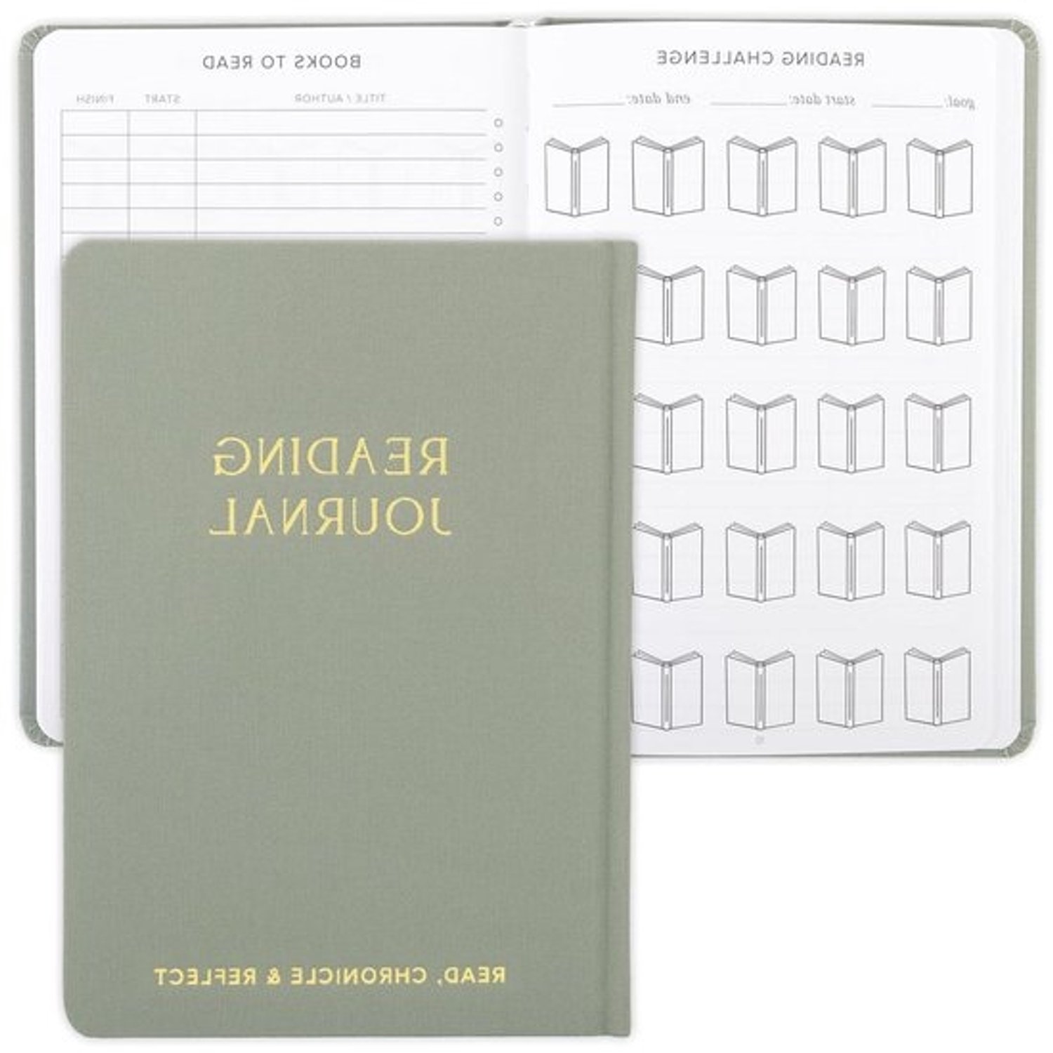 Leesdagboek - Logboek voor boeken - Gelezen boeken bijhouden - Esthetisch ontwerp - Niet gespecificeerd - Niet gespecificeerd
