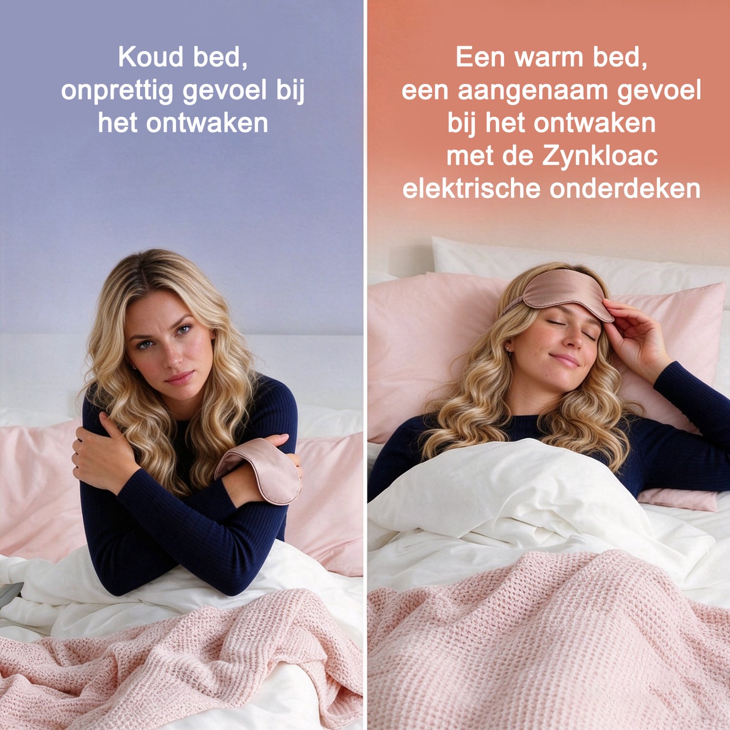 Zynkloac Elektrische onderdeken - Elektrische deken 180x90CM 1 Persoons- 5 Warmtestanden - Tijdfunctie-Sinterklaas Cadeau -Extra snel warm - Automatische uitschakeling -Oververhittingsbeveiliging - Niet wasbaar – foto 2