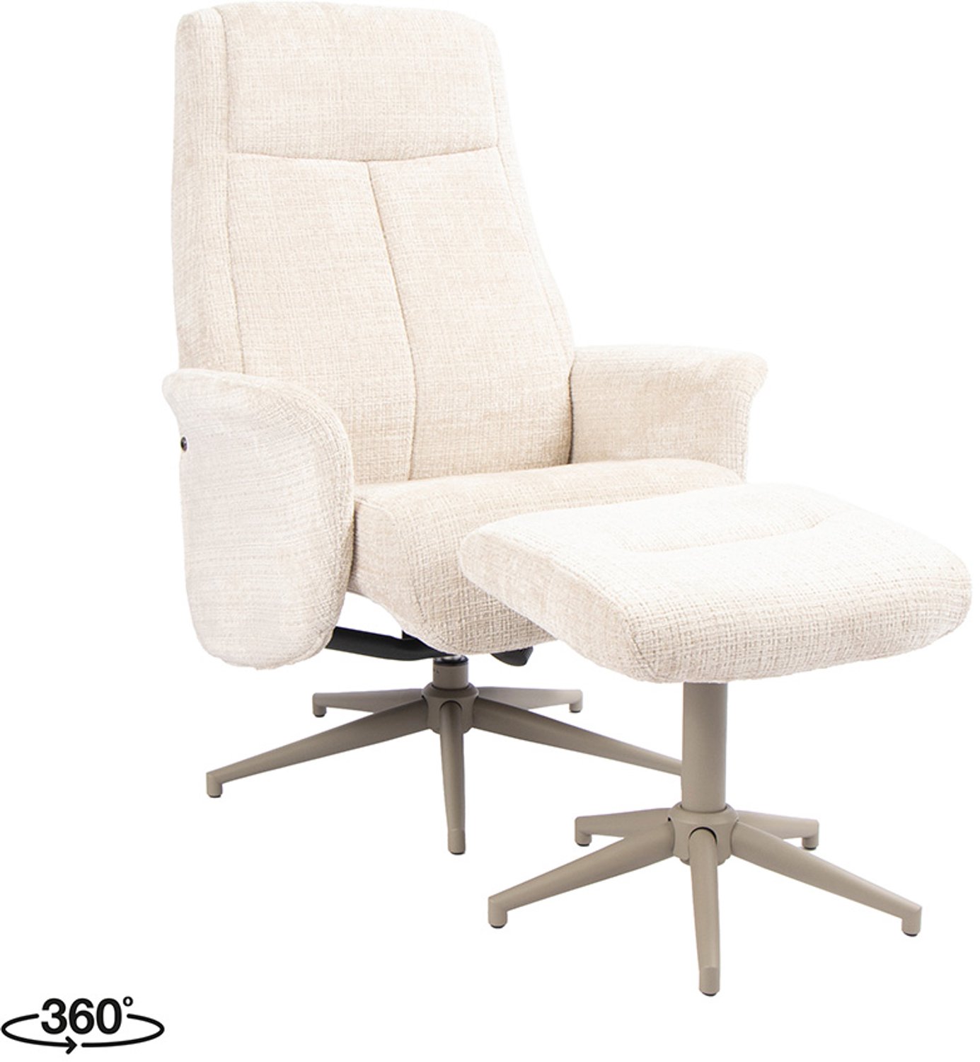 LABEL51 Tumba Fauteuil - Naturel - Cremona - One Size