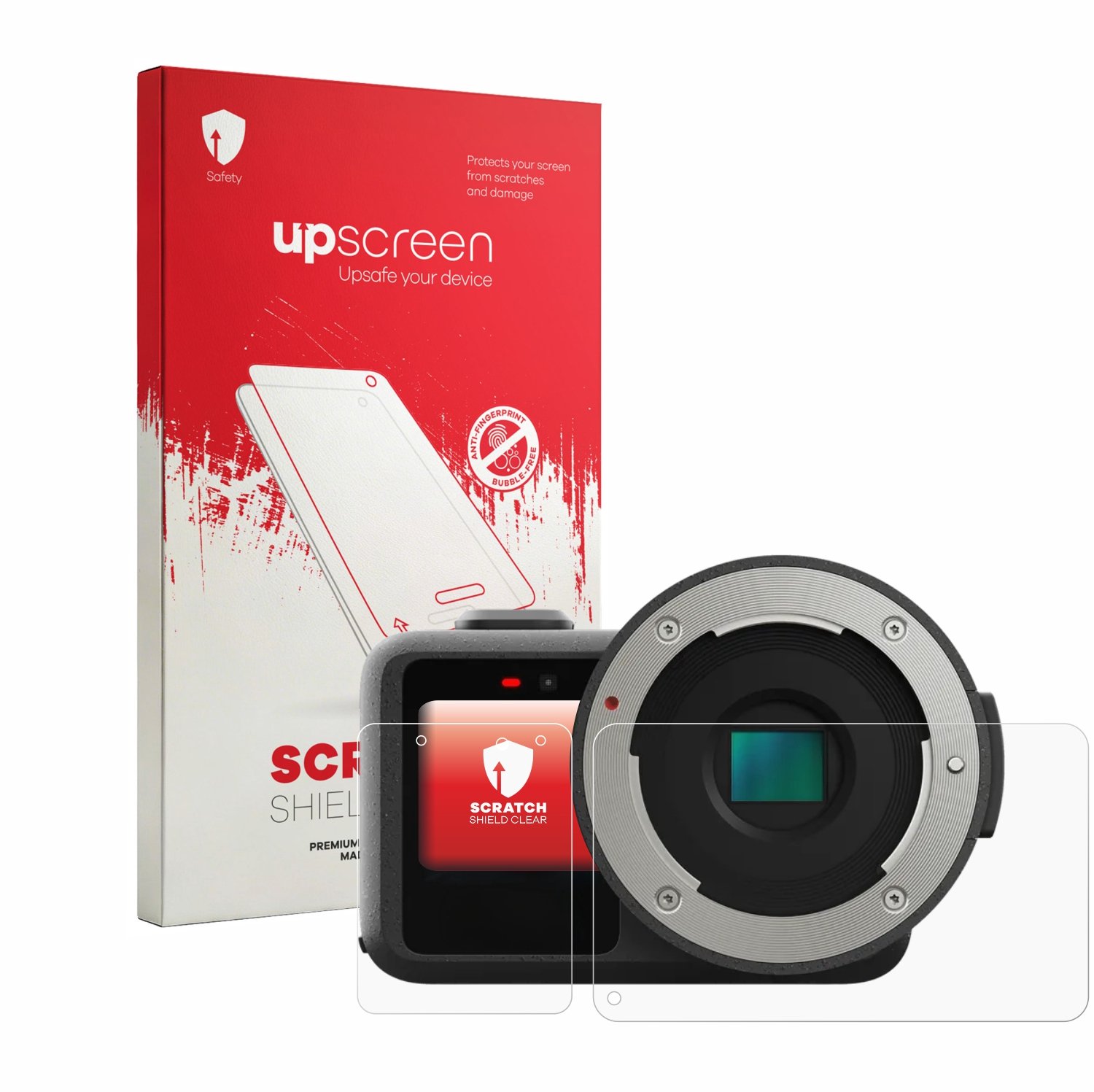 upscreen - Screenprotector voor GoPro Mission 1 Pro ILS - Folie Beschermfolie transparant