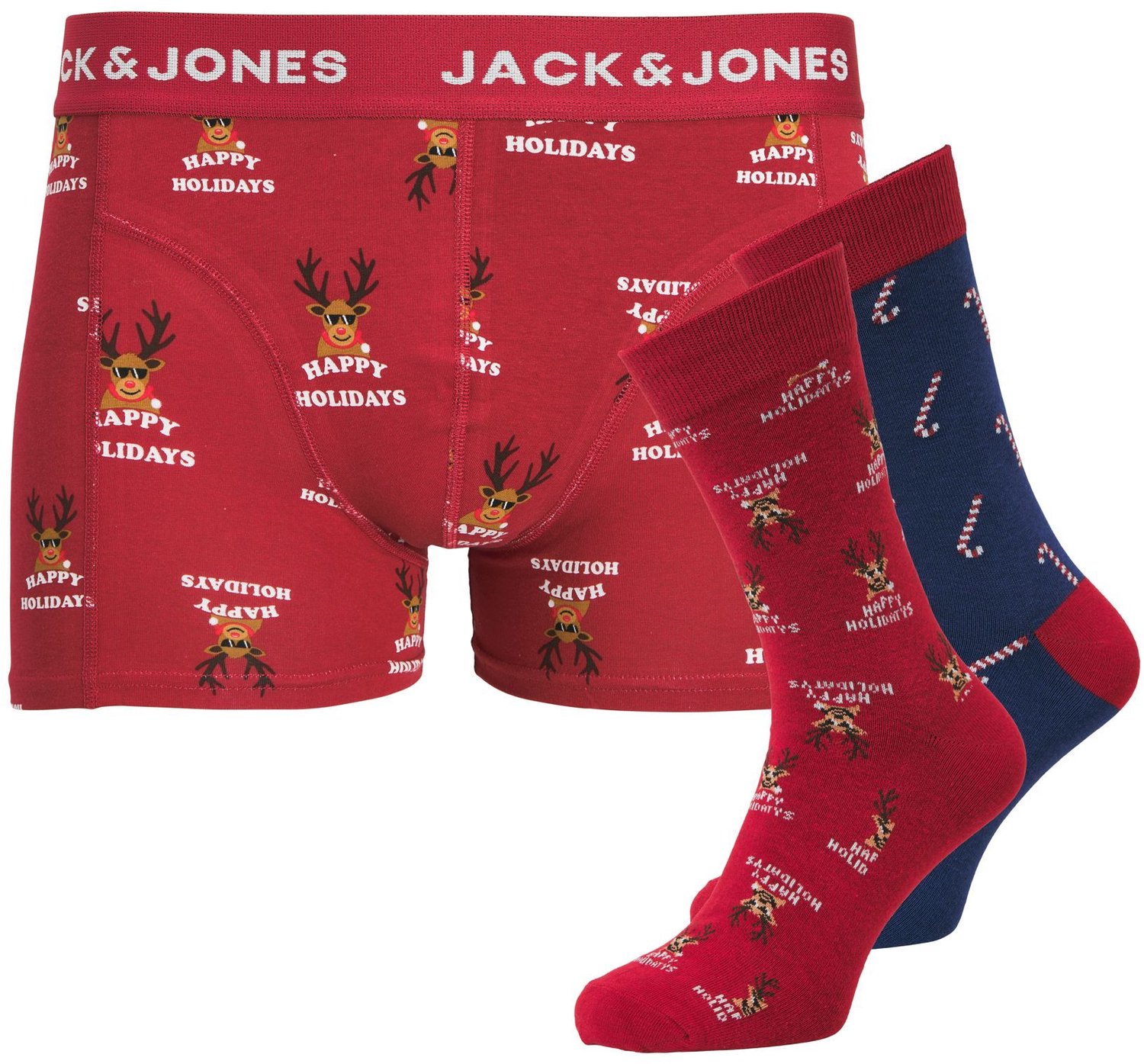 Jack & Jones Junior Cadeauverpakking met ondergoed x-mas Cadeauverpakking met ondergoed Boys