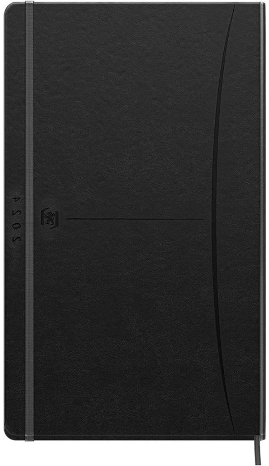 Oxford agenda - Weekplanner - Afspraken plannen - Elastische sluiting - 9 x 17 cm - Zwart