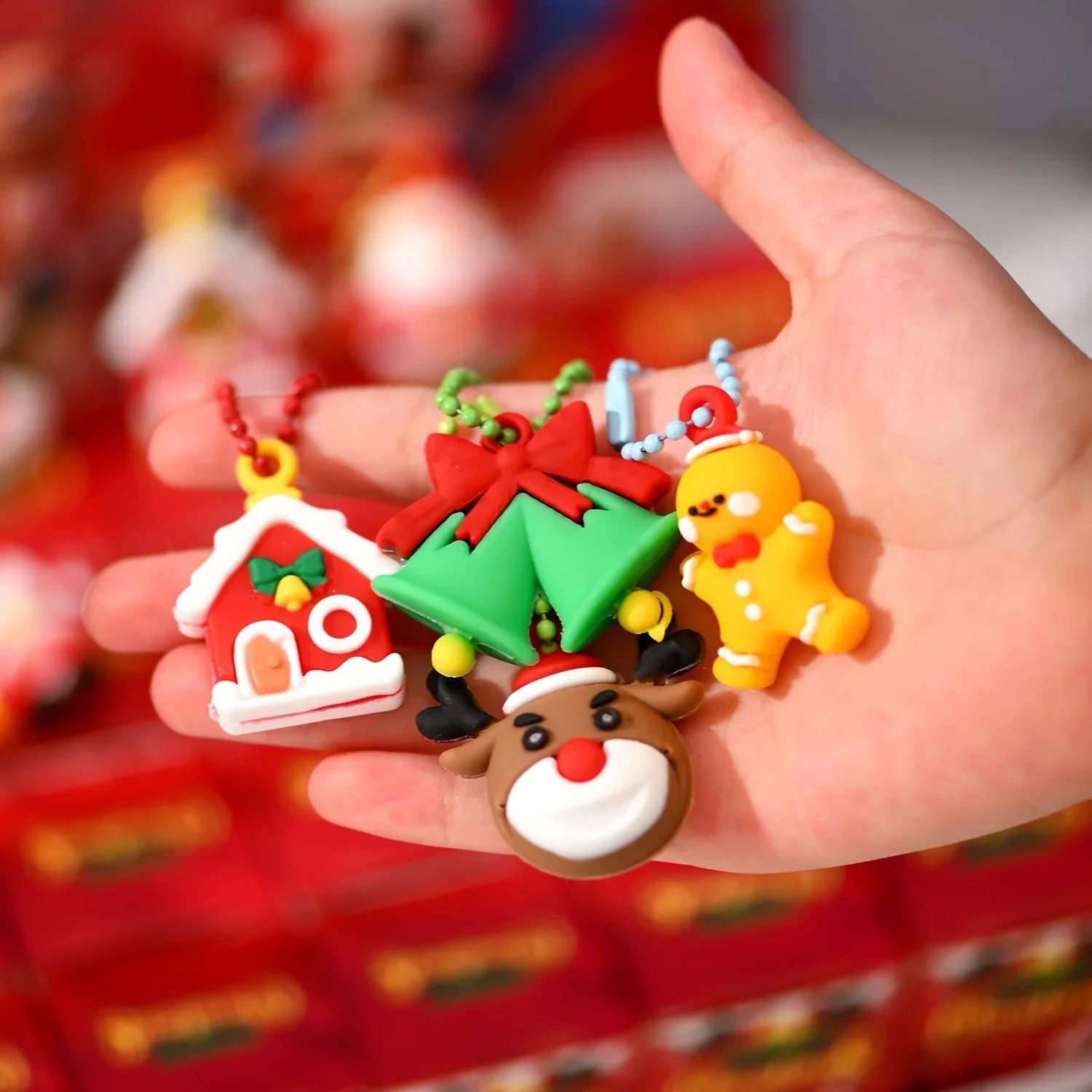 Lamor Kerst Sleutelhangers - Sleutelhanger - Kerstmis - Kerstcadeau -