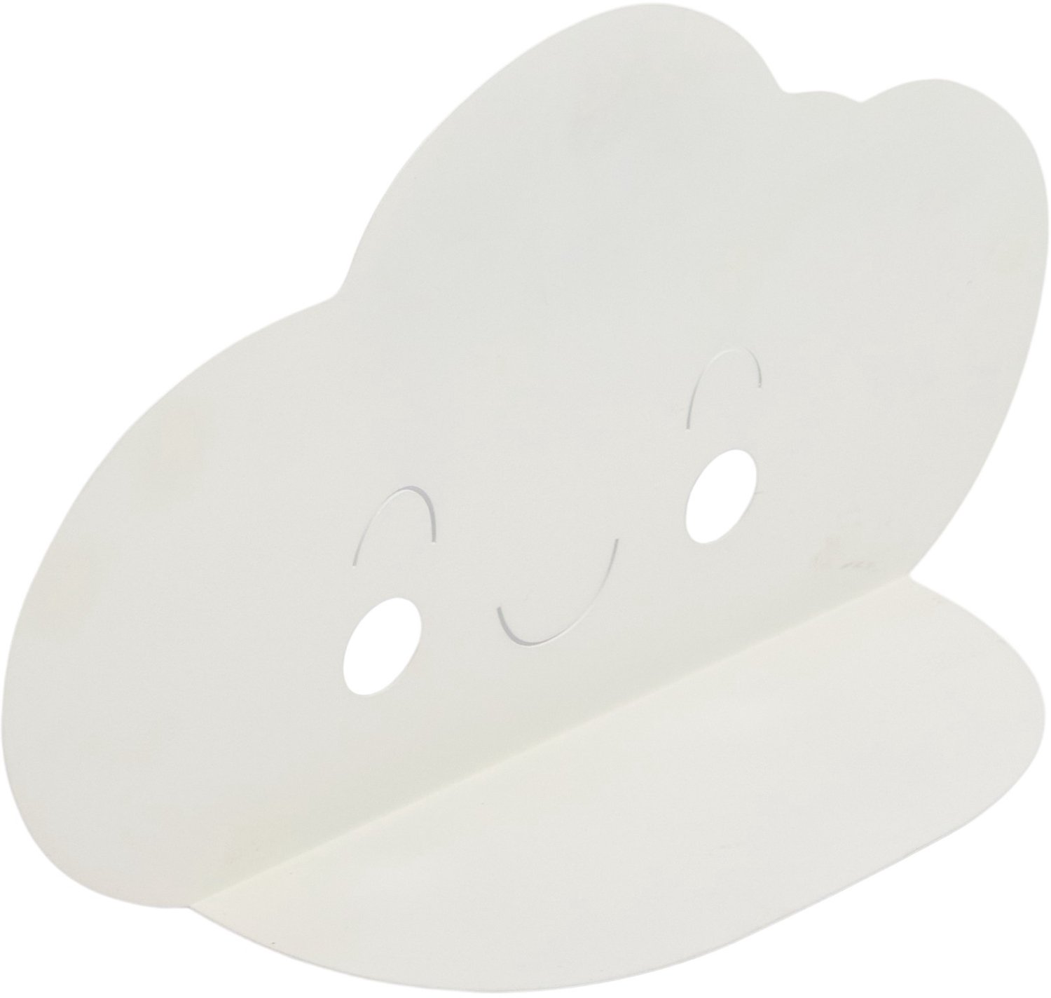 LA FACTORY - Wandplank - Wolkenplank voor de kinderkamer HEAD IN THE CLOUDS, 40 x 11 x 22 cm - wit