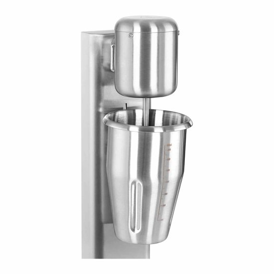 Milkshake Machine - 80 W Vermogen - 1 Liter Inhoud - Roestvrij Staal - 2 Snelheden - Elektrisch Met Snoer — afbeelding 2