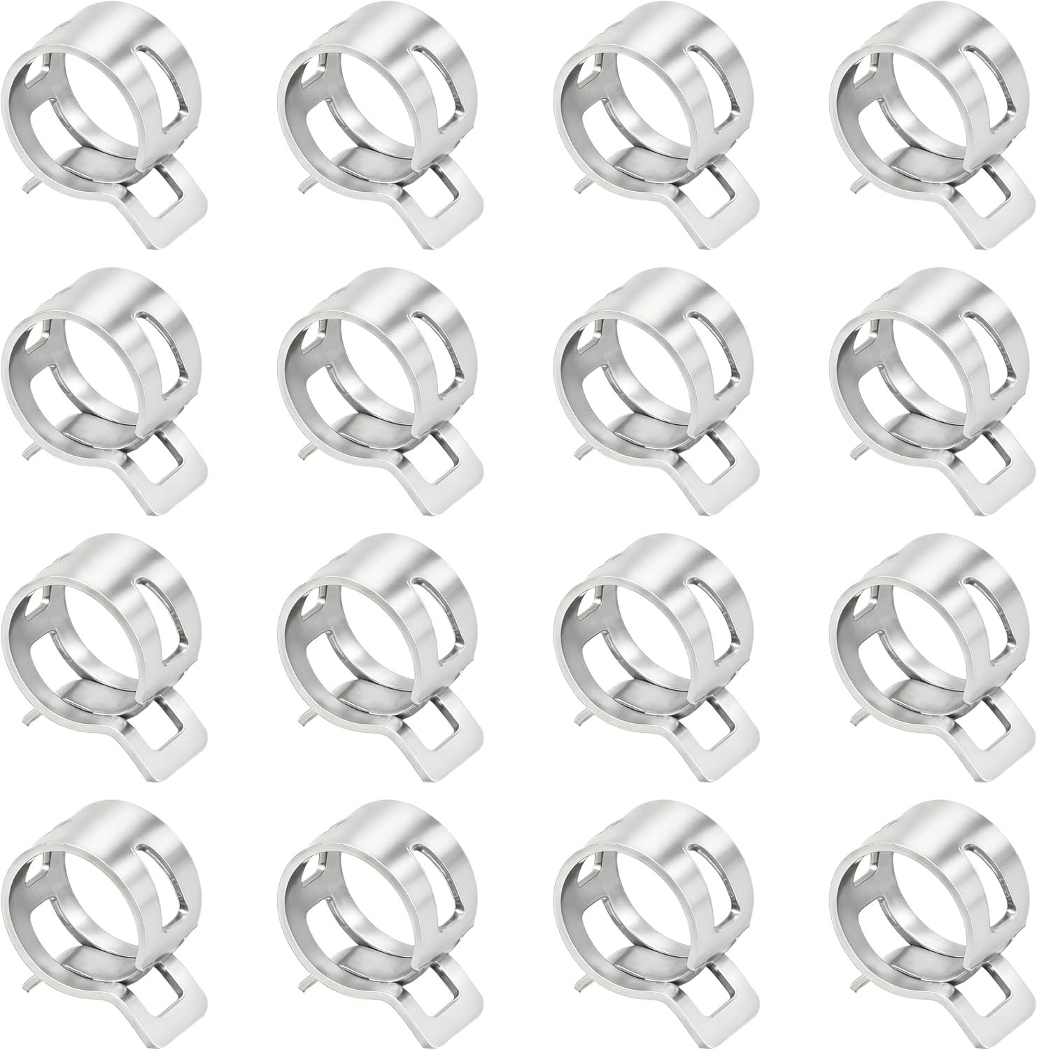 Veerslangklemmen 10 mm - verstelbare slangklemmen - 16 stuks - optimale afdichting - ServiceTopper