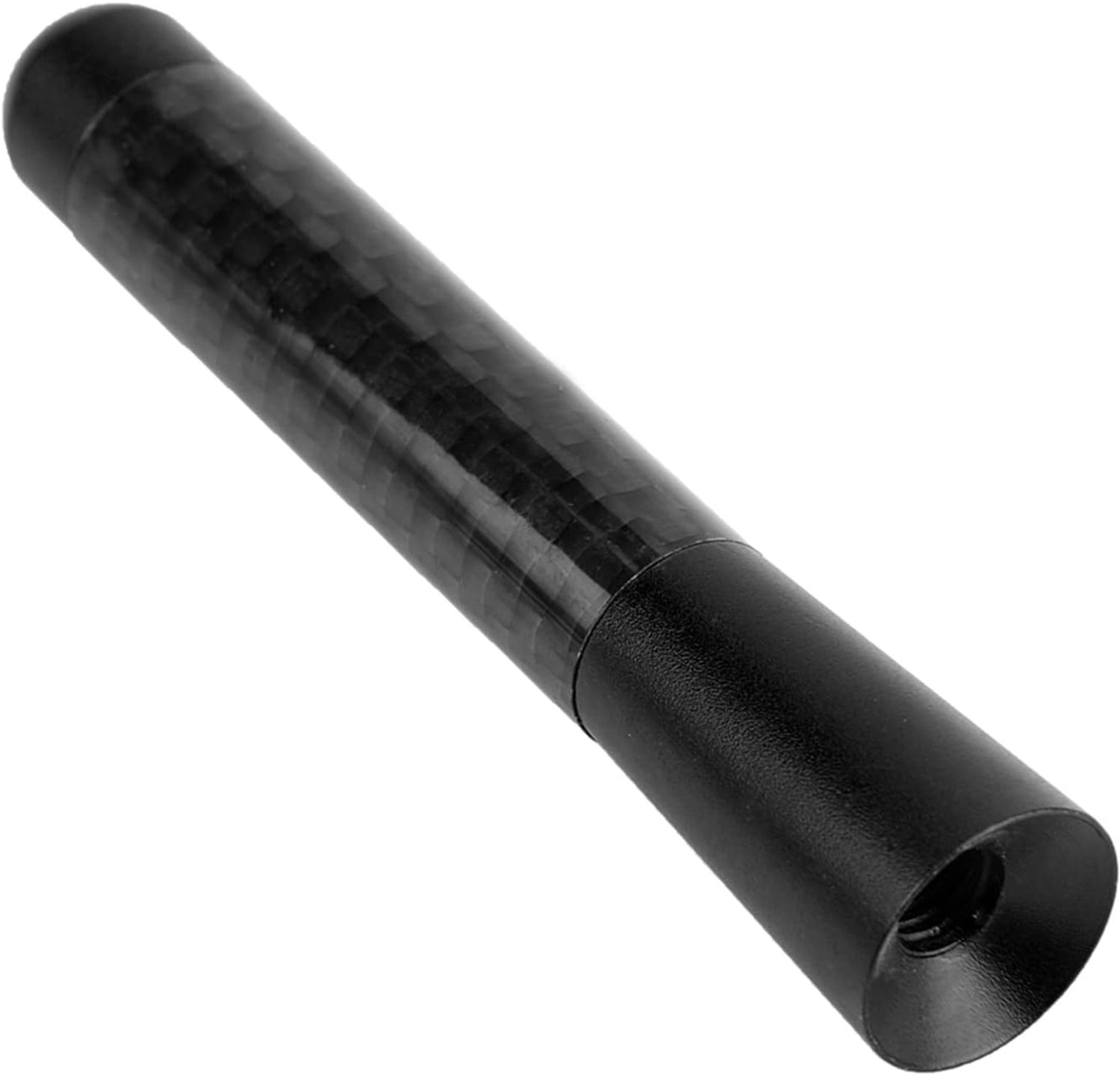 Auto antenne 3 inch - koolstofvezelschroefradio - vervangingsantenne - universeel ontwerp - m-winkel