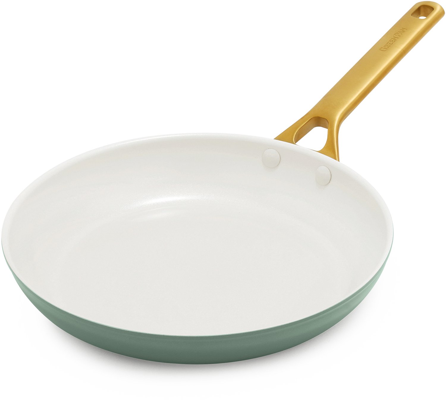 GreenPan Reserve Koekenpan 24cm - PFAS-vrije antiaanbaklaag - Koekenpan inductie - Keramische pan - Ovenbestendig tot 200° - Kleurrijk design - Zonder deksel - Mosgroen