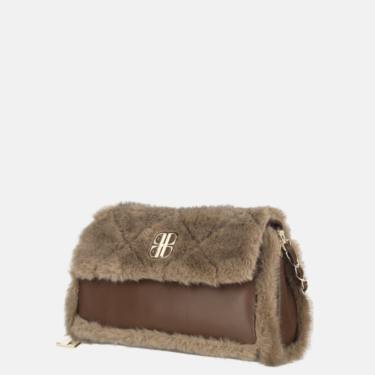Laurent David Polly schoudertas dark brown