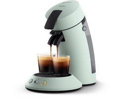 Philips Senseo Original Plus Koffiepadmachine CSA210/20 - Keuze uit 1 of 2 Kopjes - Instelbare Intensiteit - Automatische Uitschakeling - Mintgroen