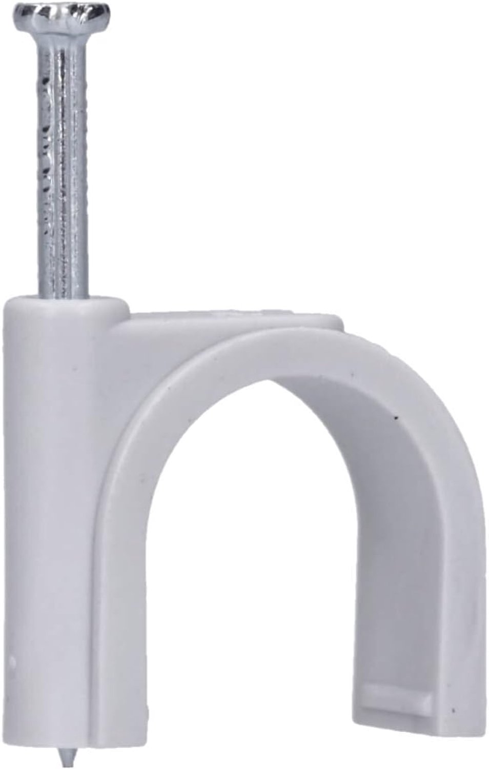 Nagelklem 22 mm - Grijs - Met spijker - Voor optimale kabelbevestiging - ServiceTopper