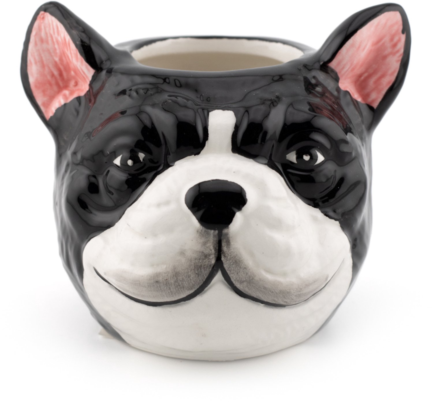 Aardewerk bloempot Hond