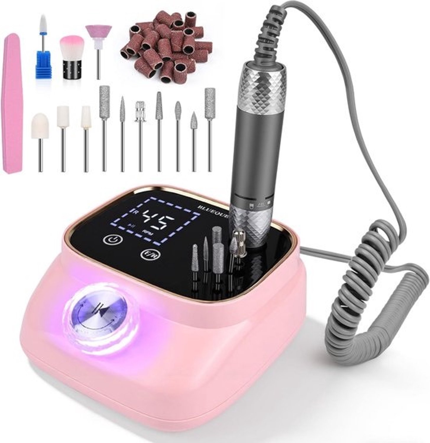 Professionele elektrische nagelfrees - 45000 RPM - Draagbare manicure- en pedicureset