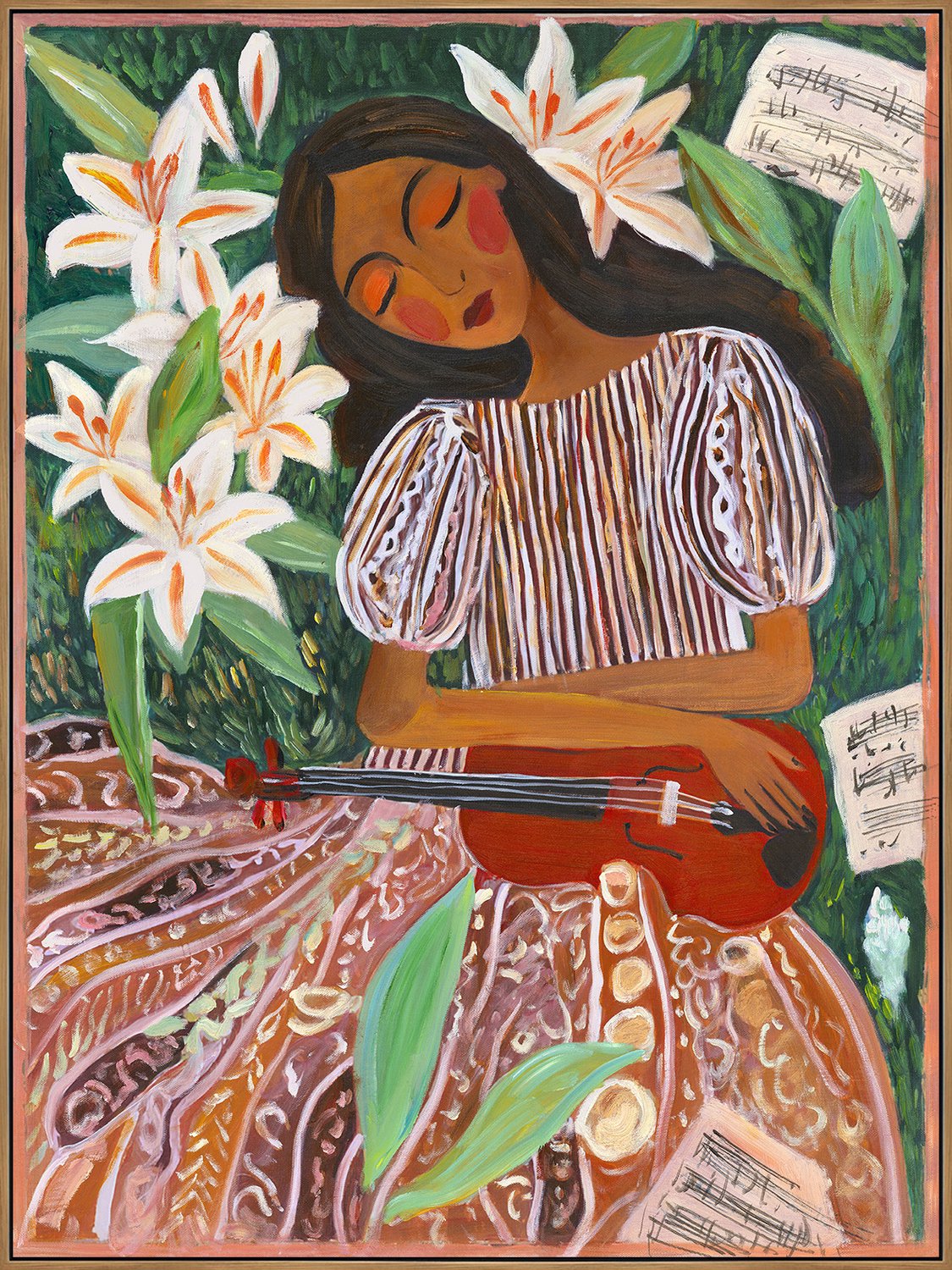 Schilderij Blooming Soul 60x80cm