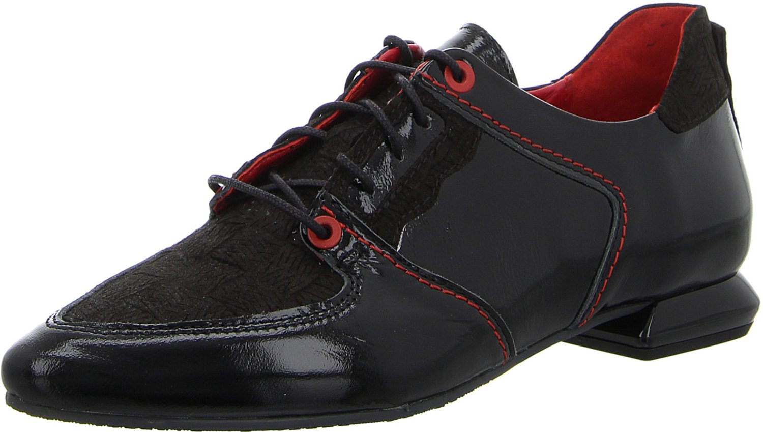 Simen dames veterschoenen zwart maat 38