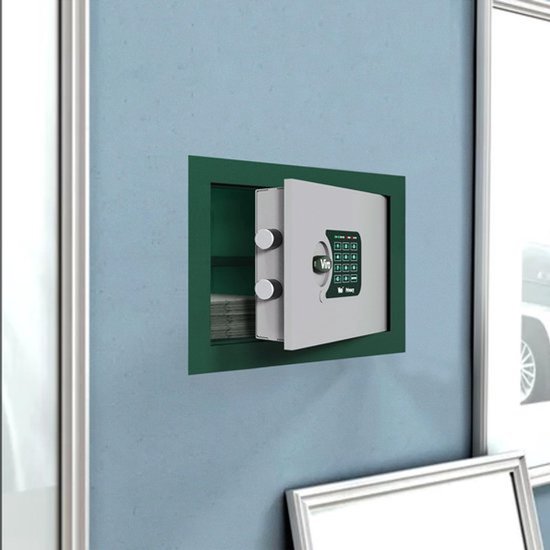 Inbouwkast Privacy - Enkele Uitvoering - 11,2 Liter Inhoud - Roestvrij Staal - Wandmontage Beveiliging — afbeelding 2