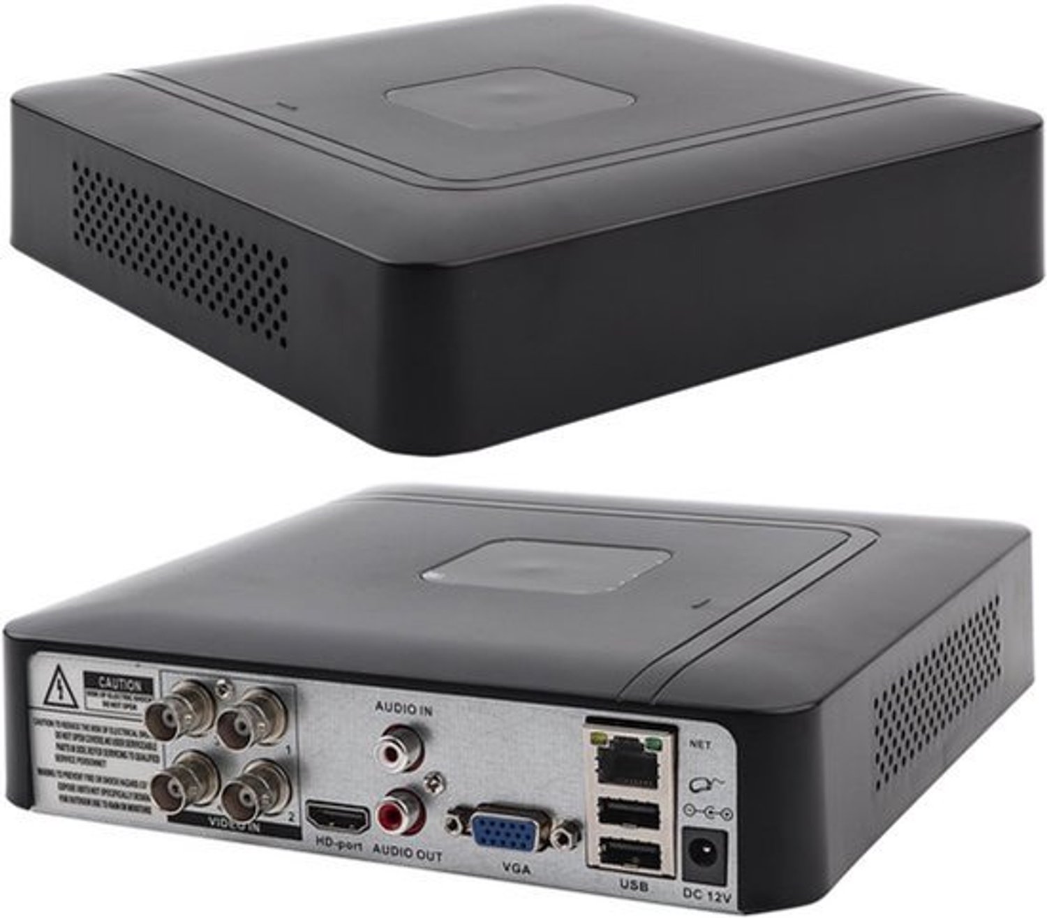 Videorecorder Beveiligingssysteem - 4-Kanaals 4CH CCTV - 8 TB Opslag - HDMI USB VGA Aansluiting - Voor AHD CVI TVI DVR Camera's