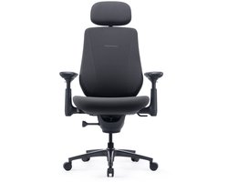 LiberNovo Maxis Handleiding Dynamische ergonomische stoel, zitdiepte 52 cm, stof in de kleur grafiet