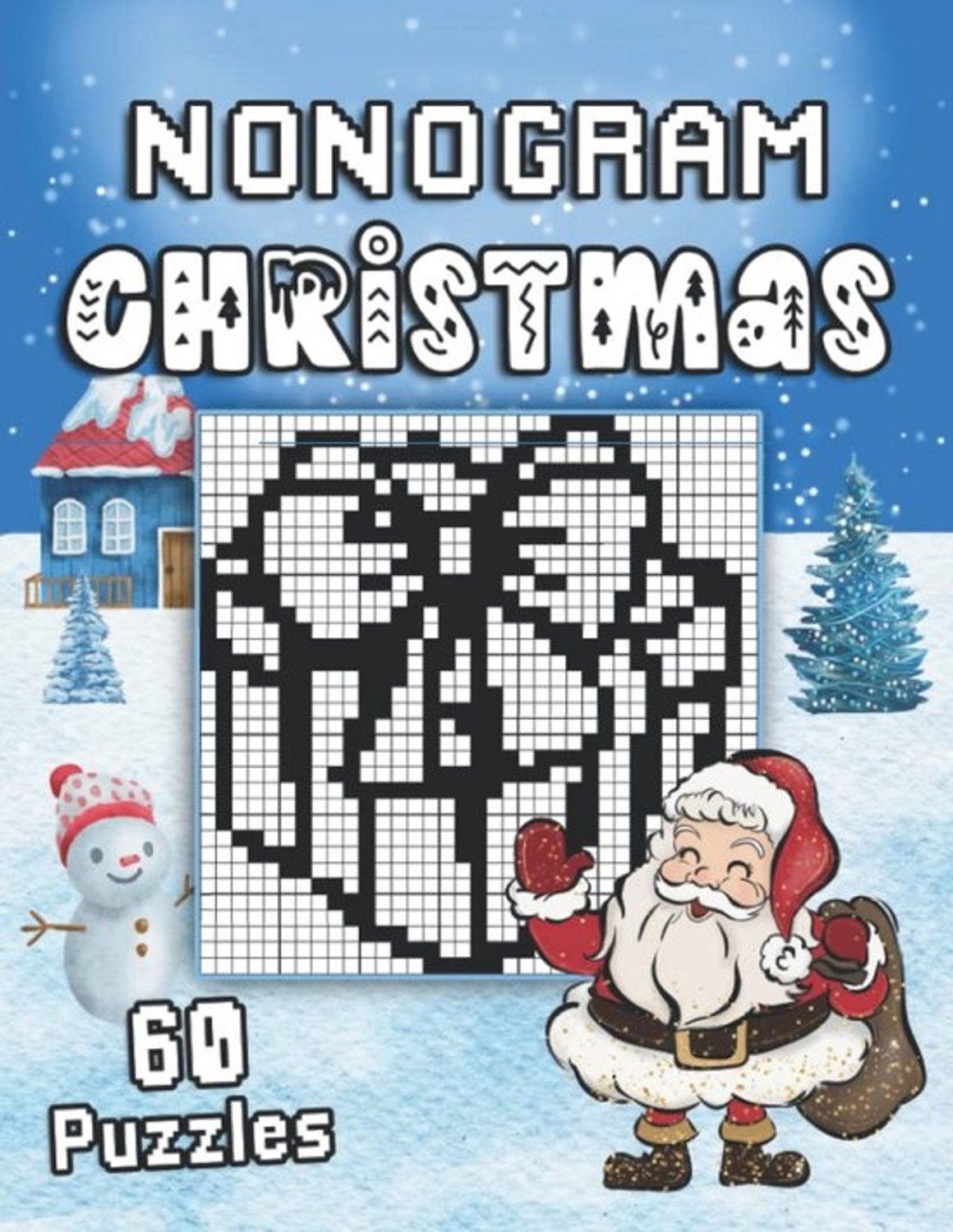 Kerstboek met nonogrammen, Hanjie- en Picross-puzzels