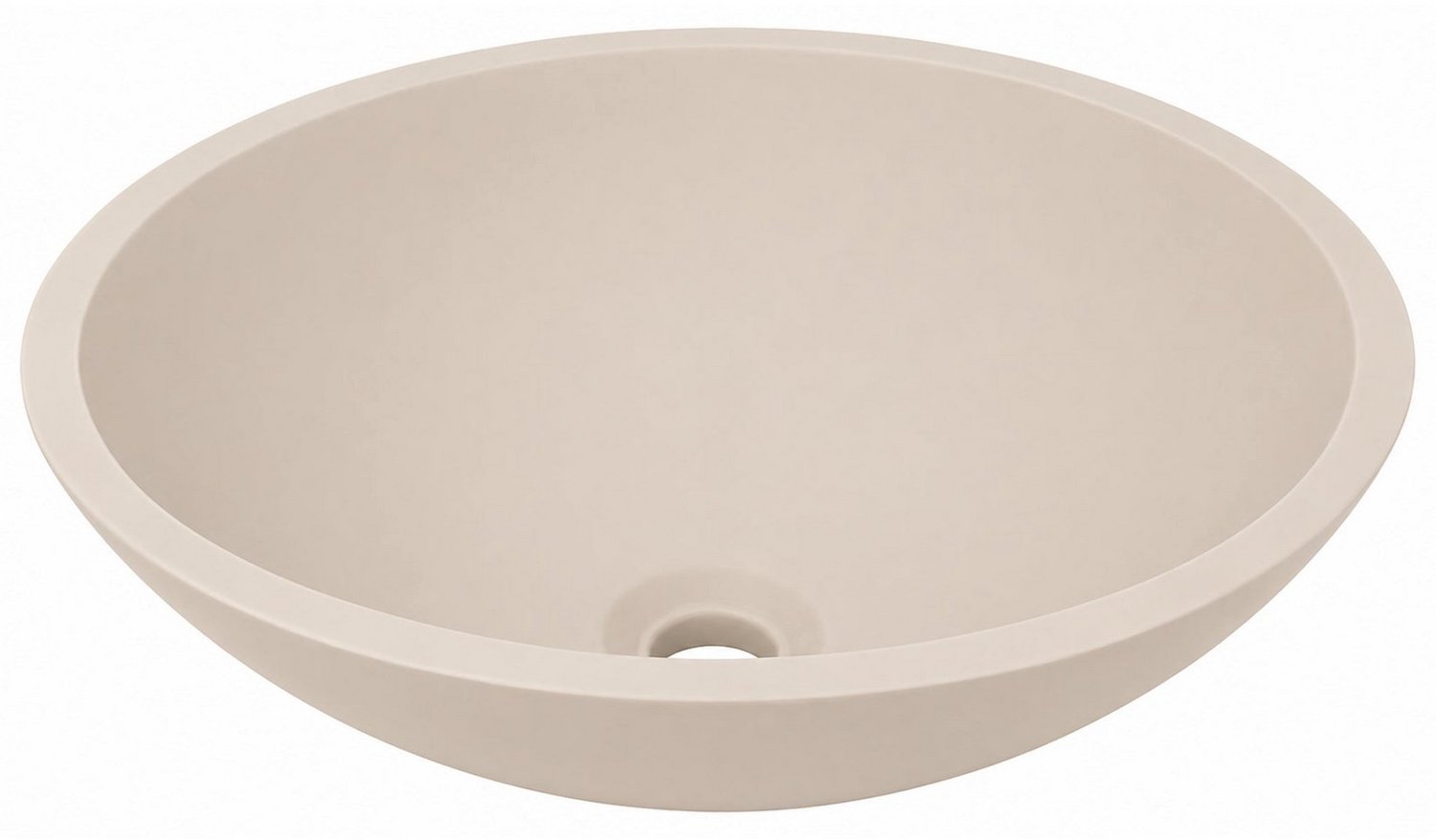 Wiesbaden Valerie Waskom Rond 43 x 13 cm Solid Surface - Beige