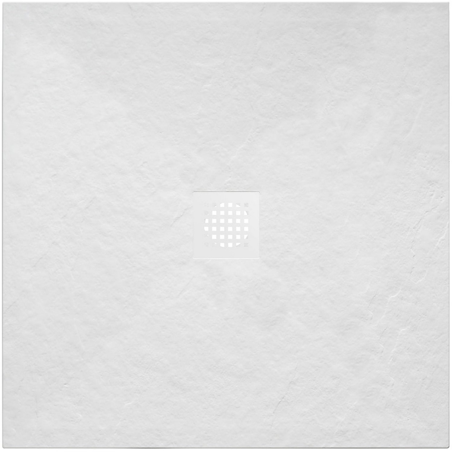 Wiesbaden Stonea douchebak antislip composiet 1000 x 1000 x 30 mm inkortbaar mat wit