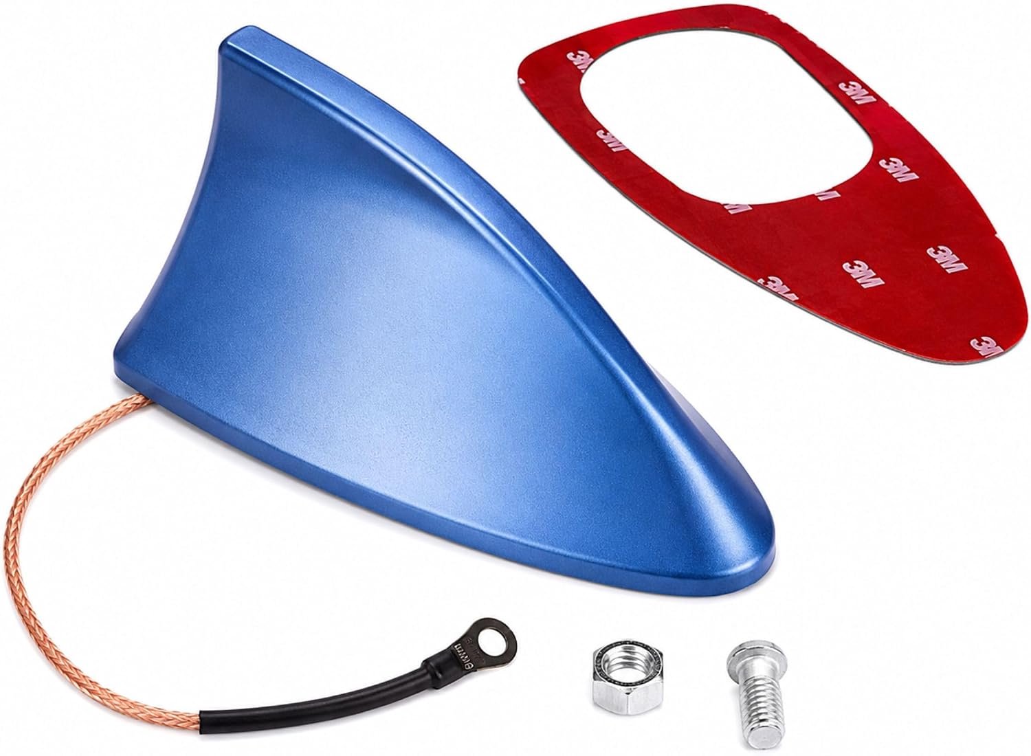 Auto antenne - 15 cm - hoogglans blauw - betere ontvangst - ShopVlot