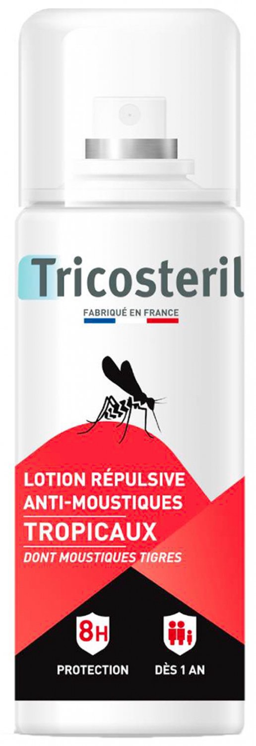 Tricosteril Lotion Répulsive Anti-Moustiques Tropicaux 100 ml