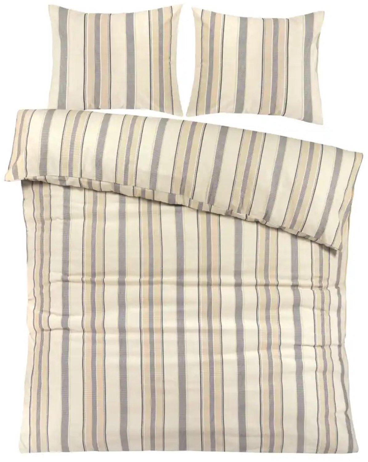 Day Dream Droomtextiel Flanel Dekbedovertrek Olle - 200x200/220 cm Naturel