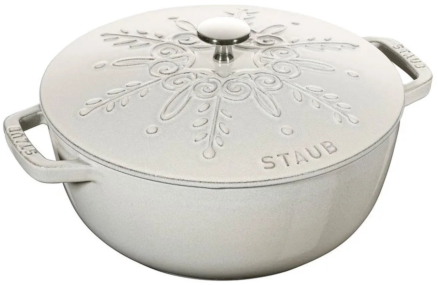Staub Braadpan Snowflake White 24cm - 3.6L