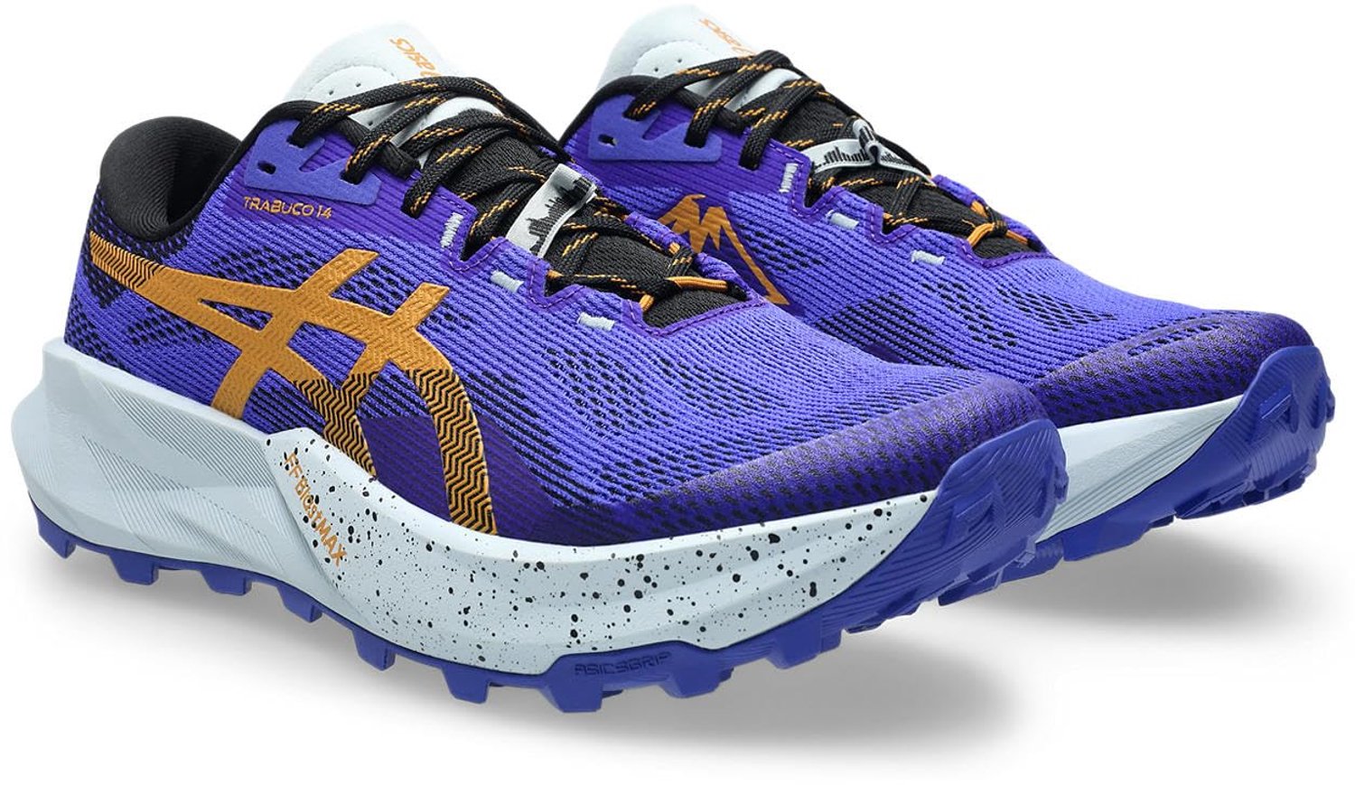 Asics TRABUCO 14 Hardloopschoenen Trail Cobalt Burst/Sandstor 45 Blauw