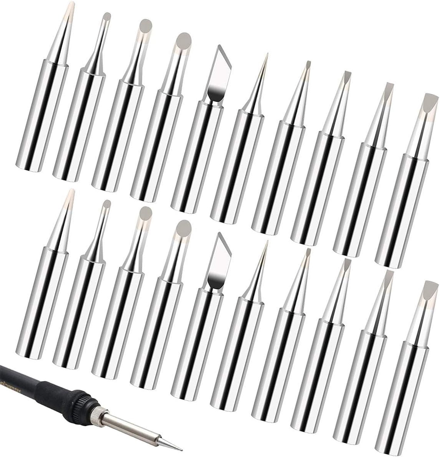 20 stuks soldeertips Soldeertips 900M soldeertips Vervangende soldeertips Scherpe soldeertips Vervangende soldeertips - Luxento