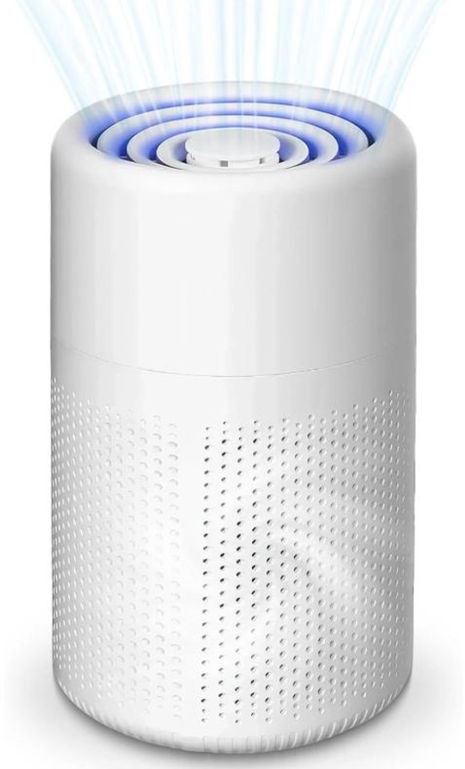 Luchtreiniger voor mensen met allergieën- 3 filters (voorfilter + HEPA + actieve kool)- verwijdert pollen- huidschilfers van huisdieren- rook en geuren- ideaal voor kantoren en slaapkamers.