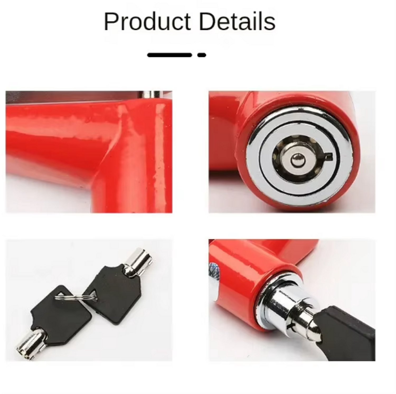Rieba® Remschijfslot - Schijfremslot - Geschikt voor Fiets - E-bike - Motor - Scooter - Brommer - Schijfrem Slot - Universeel - Fietsslot - Remslot - Antidiefstalbeveiliging - Blauw – foto 7