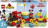 LEGO DUPLO | Disney Mickey %26 Minnie Verjaardagstrein, Bouwbaar Speelgoed voor Peuters 10941
