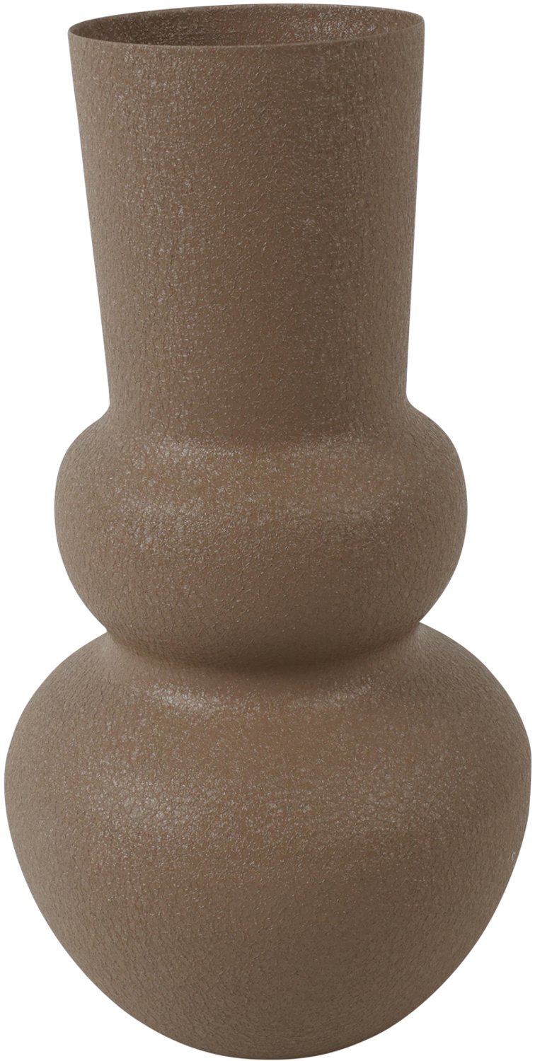 Cilgro vaas decoratie bruin 30,5cm - stijlvolle woonaccessoire.