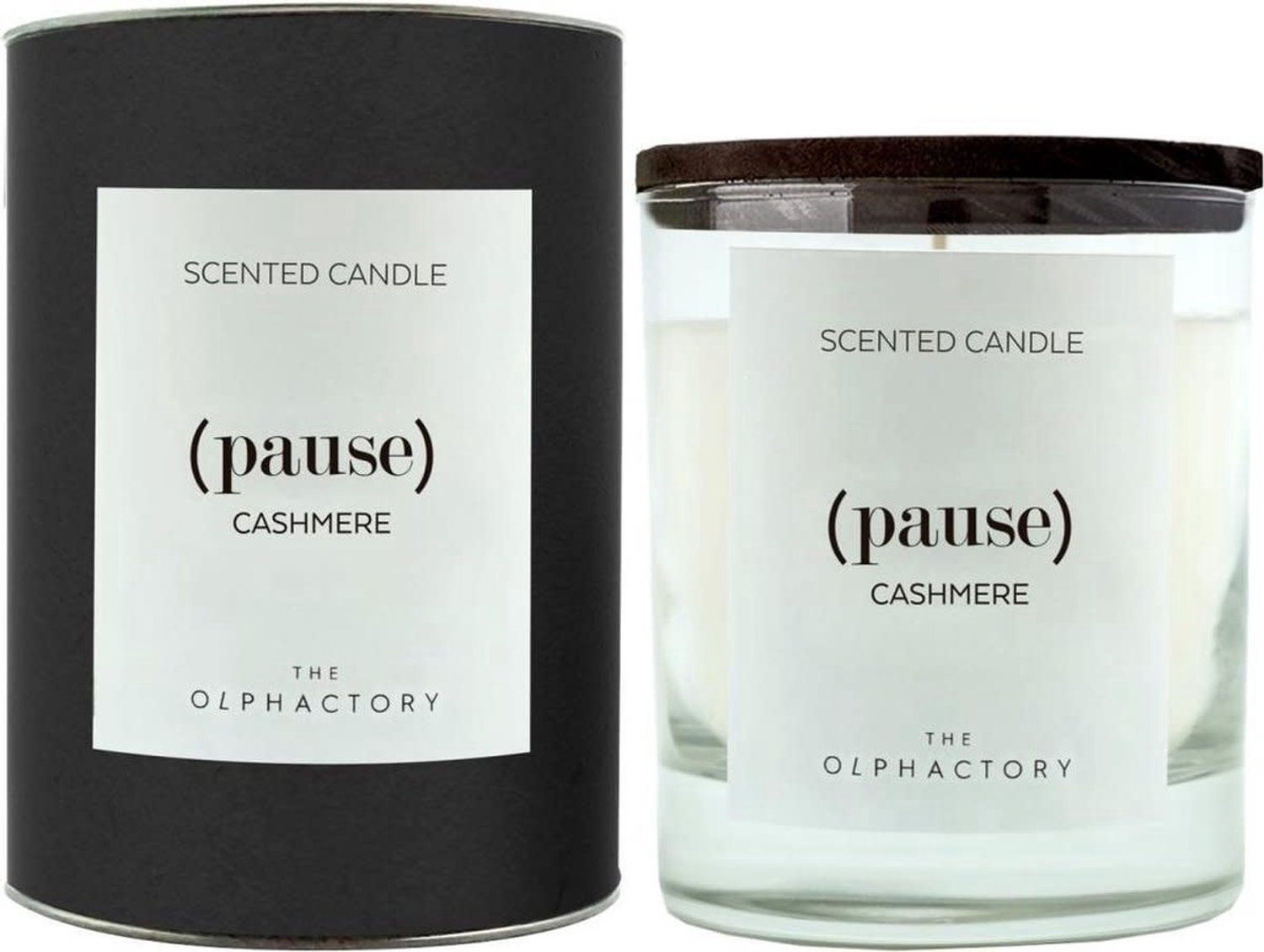 The Olphactory Luxe Geurkaars #blessing - dark amber (warm en kruidig met amber rozen violen musk) bruin