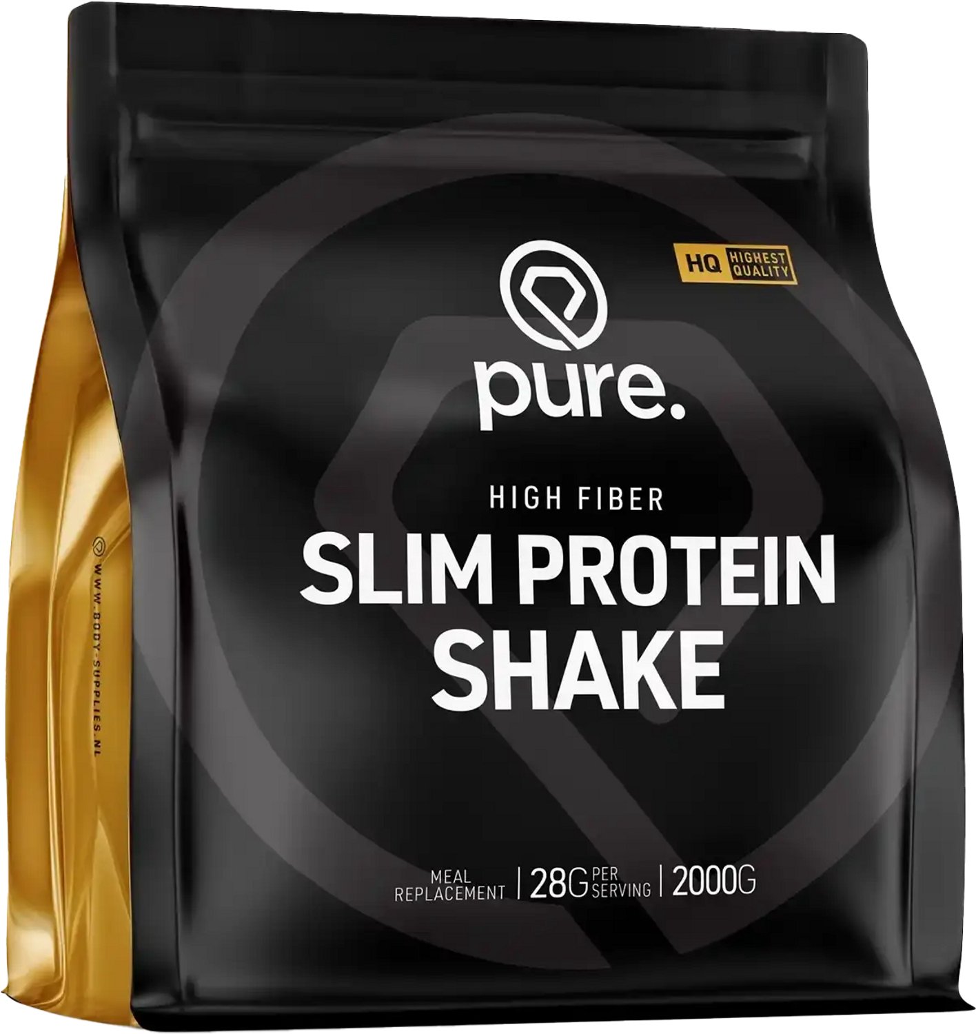 Pure. Slim Protein Shake - Vanille - 2000g - eiwitshakes - vitamine C & vitamine B12 - magnesium - dieet shake