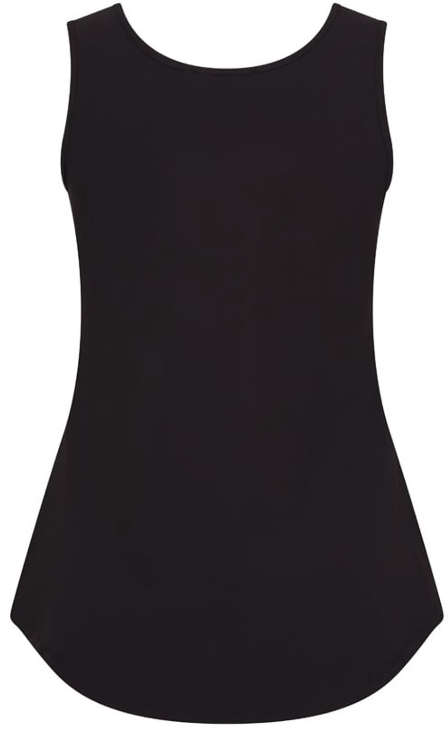 MI PIACE - Travel Top met Kant Uni Black 2129 - Maat : 3XL