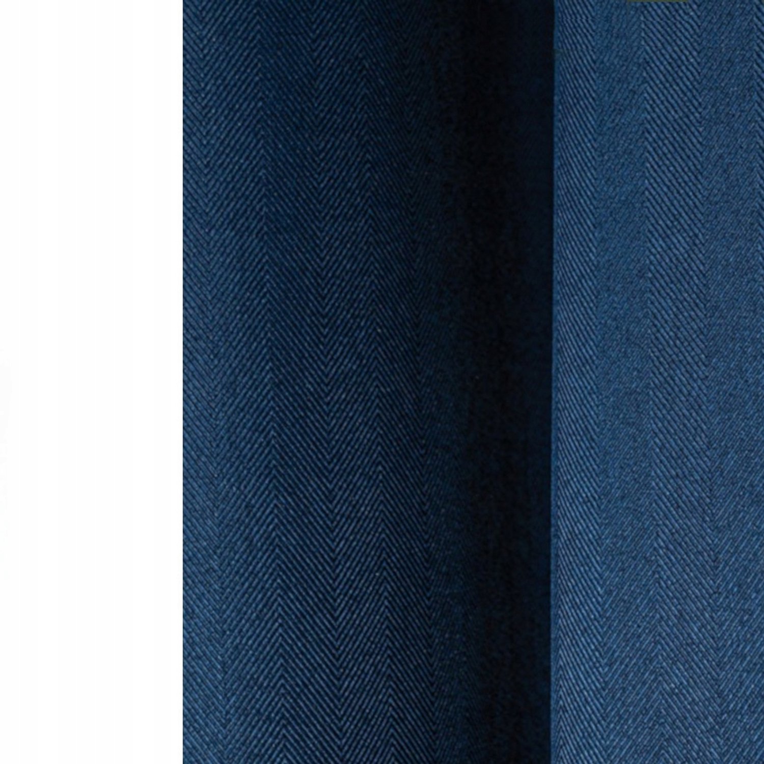 PRESTIQUA Merkloze Gordijn Jodełka Blauw 200x360 cm Halfverduisterend