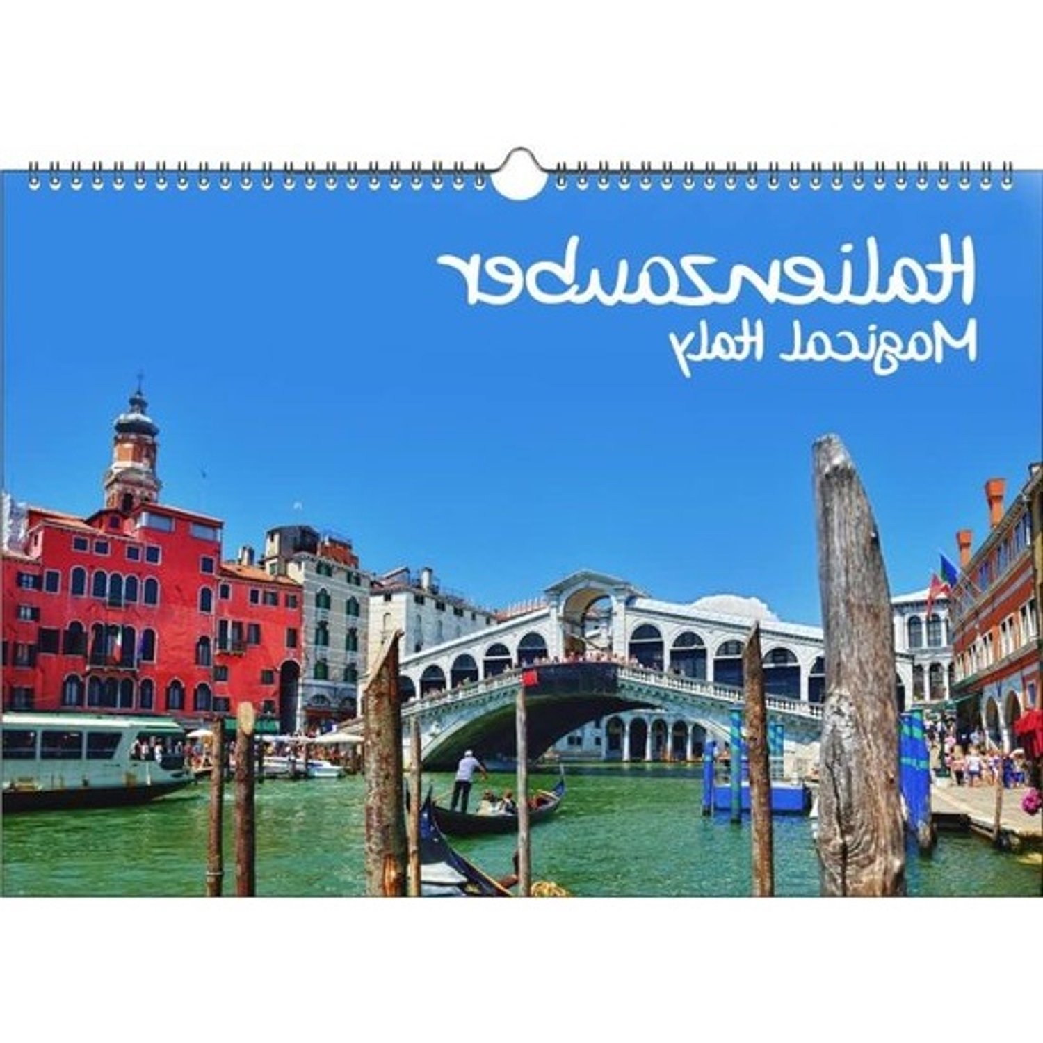 Eeuwige kalender - Wand- en fotokalender - Jaaroverzicht - Italiaanse motieven - A3 - Meerdere kleuren